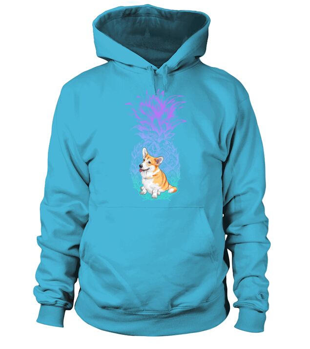 Pineapple Corgi Shirt Best Birthday Gift For Men's Hoodie