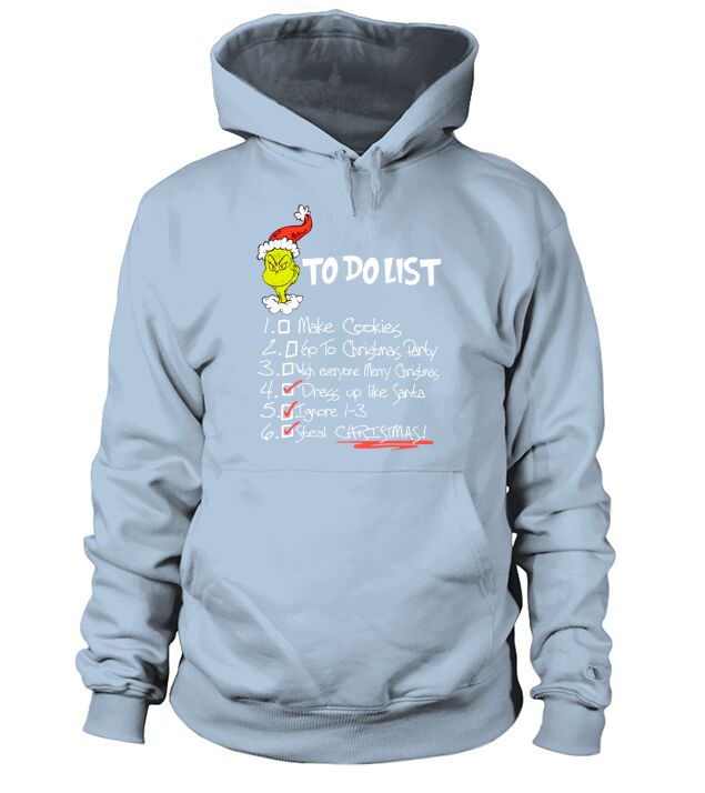 Grinch To do list Hoodie Unisex