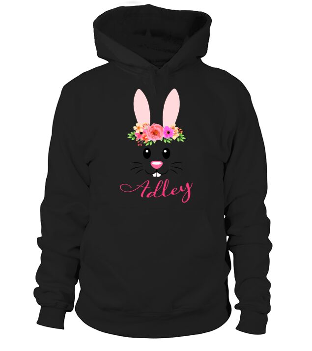 Adley Easter Bunny Girl Name Rabbit 2020 Hoodie Unisex