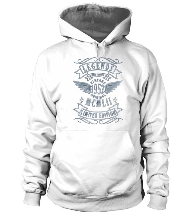 70th Birthday Vintage 1952 MCMLII Born 1952 Men's Hoodie
