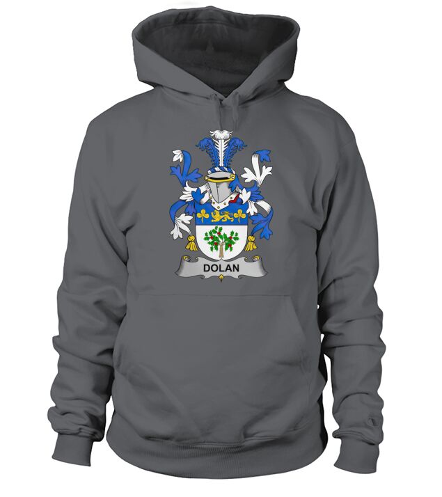 Dolan Family Crest Irish Family Crests II Hoodie Unisex