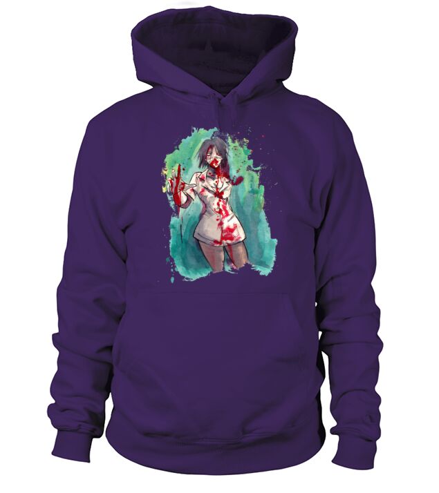 Zombie Nurse Girl Men's Hoodie