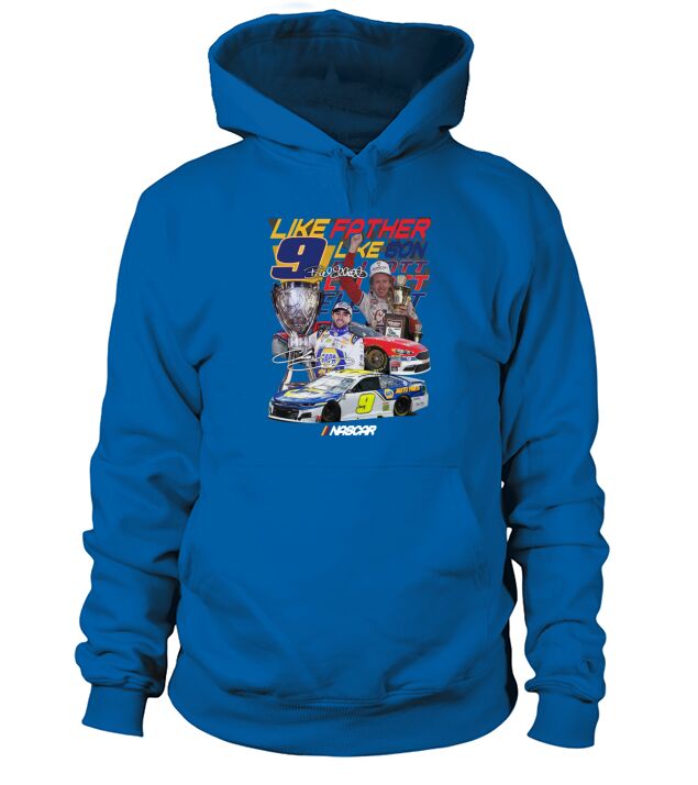 Like Father Like Son 9 Chase Elliott Signature Hoodie Unisex