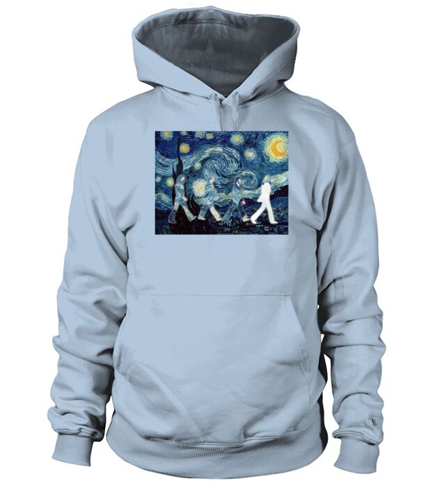 the beatles mashup starry night Hoodie Unisex