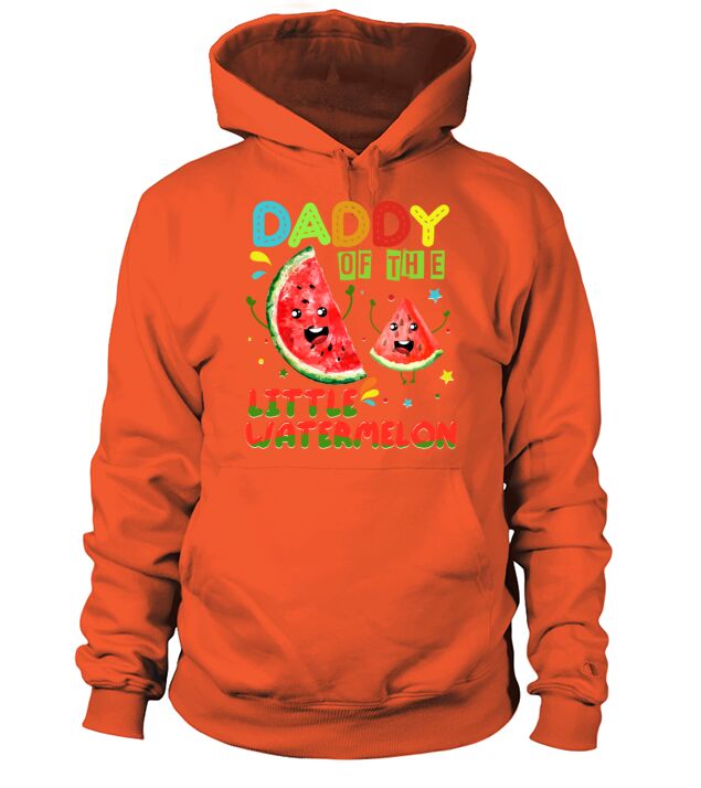 Funny Birthday Family T Shirt Daddy Watermelon Men's Hoodie