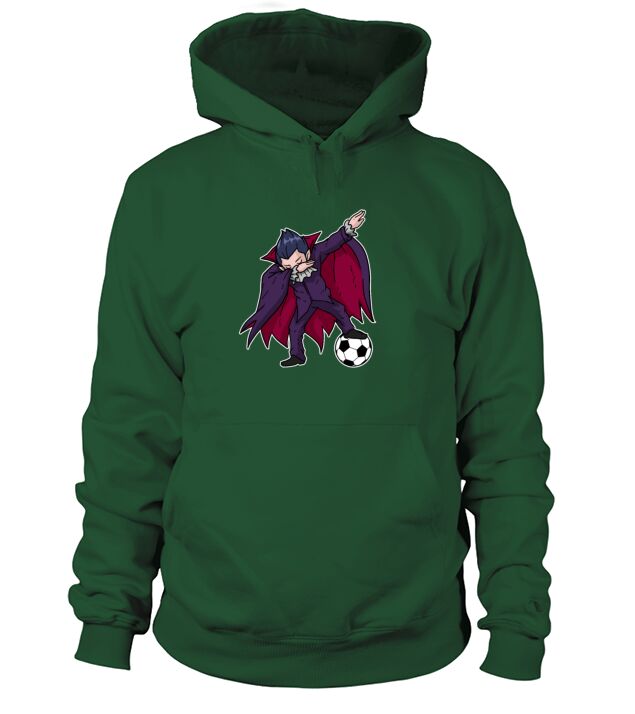 Funny Dabbing Vampire Soccer Gift Idea Men's Hoodie