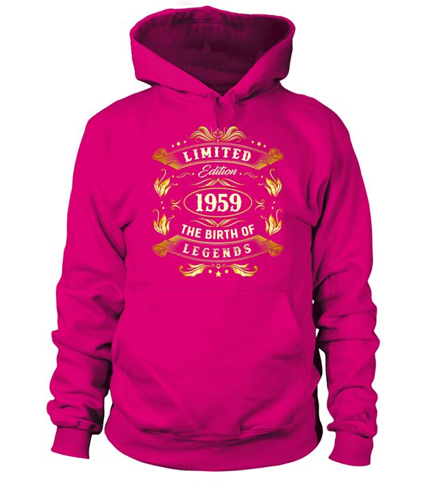 1959 - T-shirt cadeau pour le 60e anniversaire Hoodie Unisex