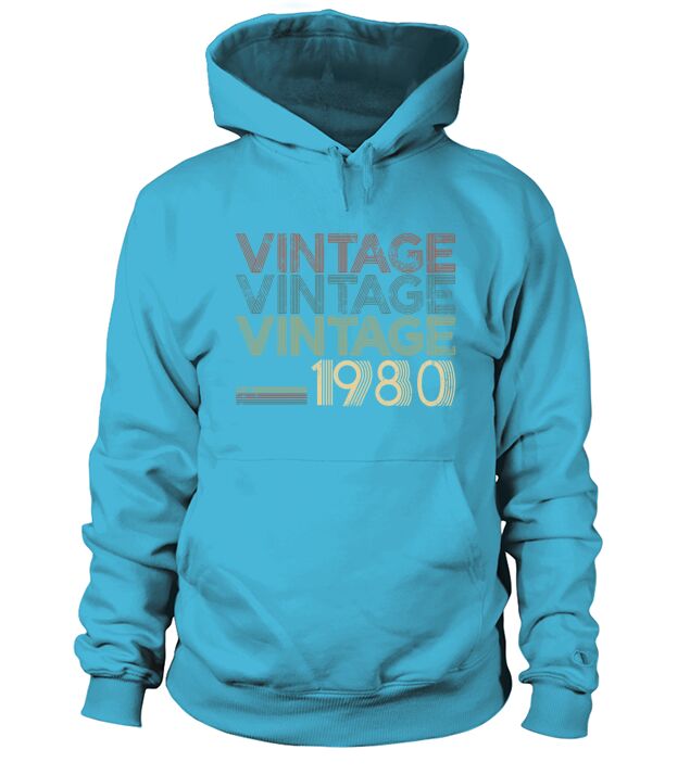 Retro Classic Vintage 1980 - 38th Gift 38 Yrs Years Old Hoodie Unisex
