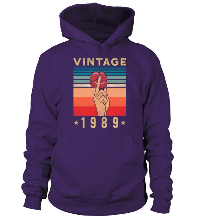 1989 Birthday Gift Retro Woman Men's Hoodie
