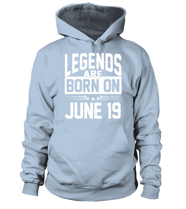 Legends are born on JUNE 19 Men's Hoodie