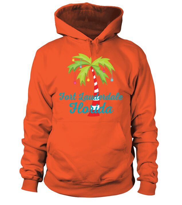 Fort Lauderdale Florida Christmas Men's Hoodie