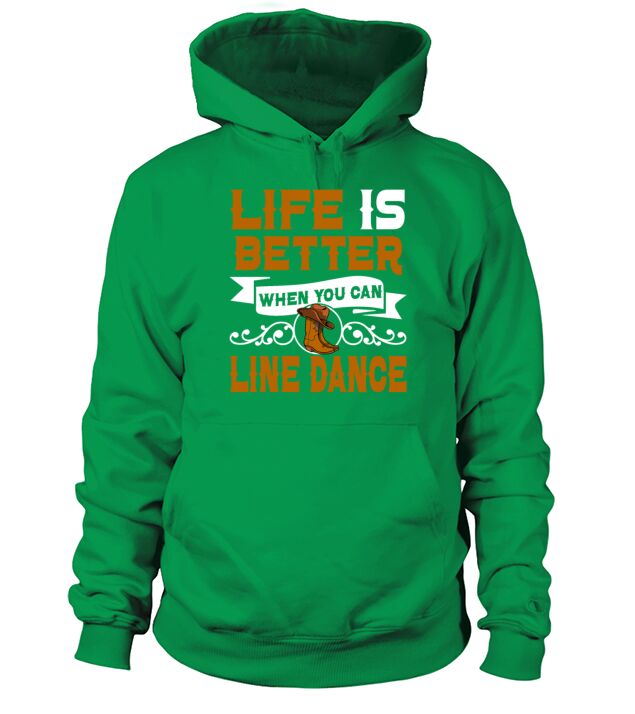 Line Dancing Dance Men's Hoodie