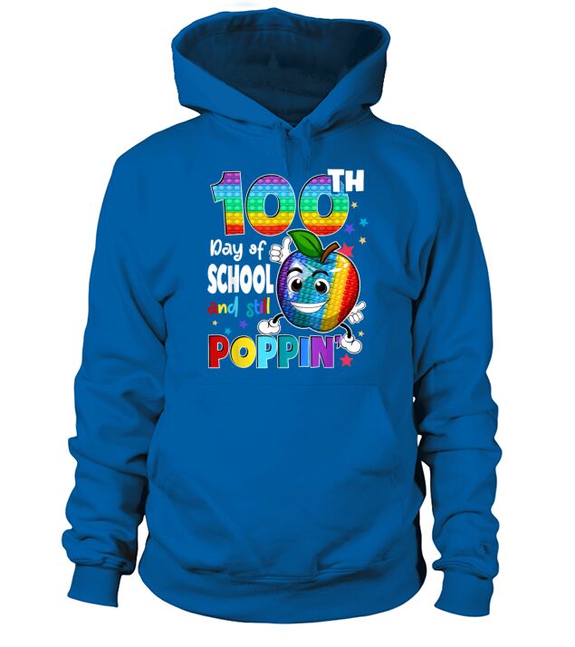 100th Day Pop it Happy 100 Days Of School Men's Hoodie