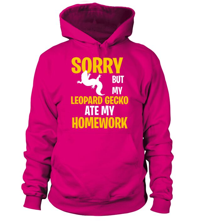 Funny Leopard Gecko Present Idea Men's Hoodie