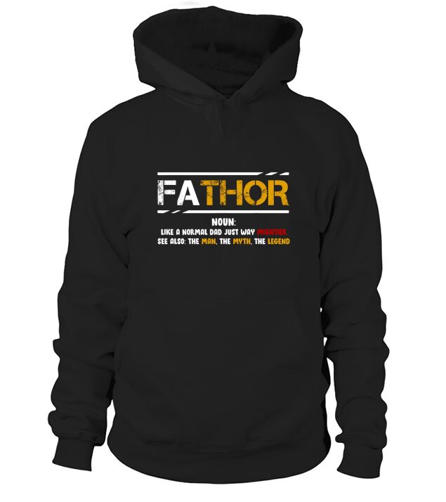 FaThor comme un papa normal tout simplement plus puissant Hoodie Unisex