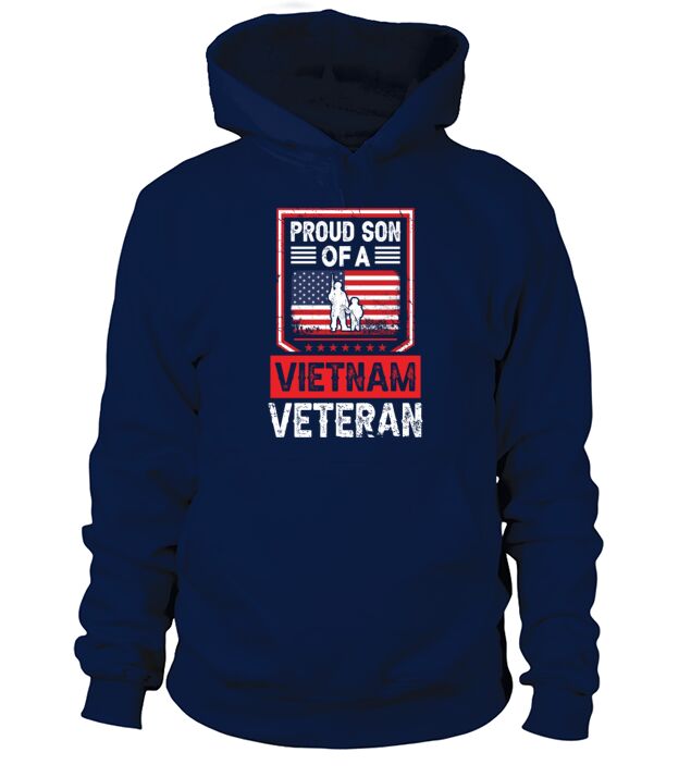 Pround Son Of a Vietnam Veteran Gift for Dad Men's Hoodie