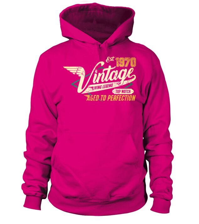 Vintage 1970 birthday gifts for men women bday Hoodie Unisex