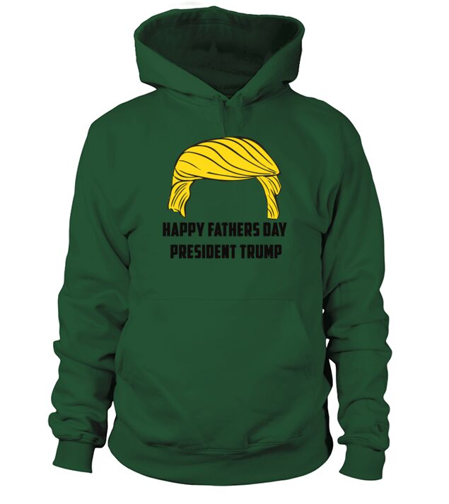 Happy Fathers Day President Trump Men's Hoodie