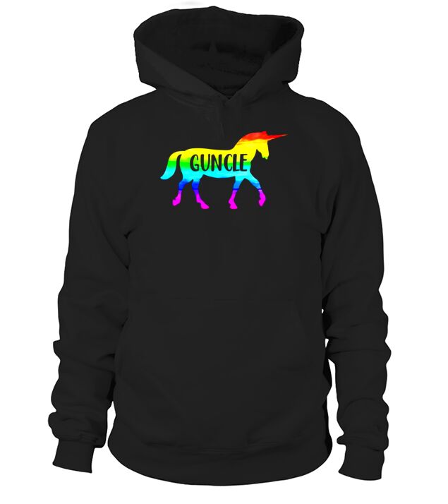 LGBT Proud Guncle Unicorn Shirth Hoodie Unisex