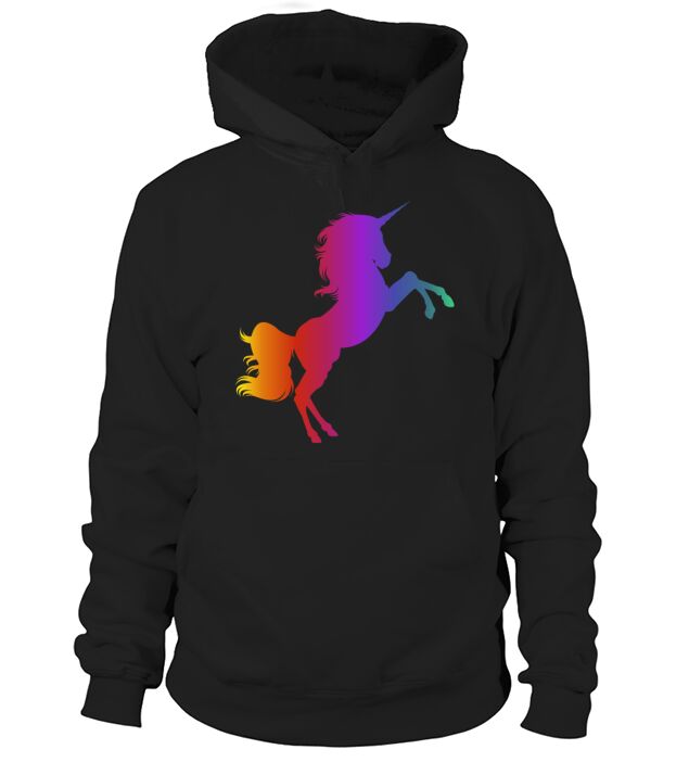 Magic Gradient Unicorn Men's Hoodie