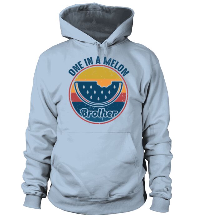 Family summer Watermelon Vintage One In A Melon Men's Hoodie