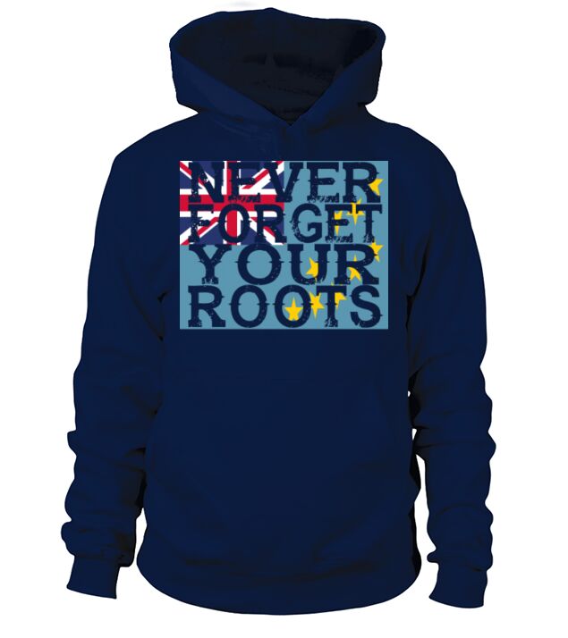 never forget roots home Tuvalu Men's Hoodie