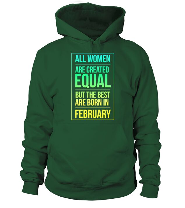 women born in february birthday saying Men's Hoodie