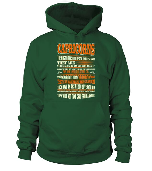 Capricorns Difficult Ones To Understand Zodiac Tee Men's Hoodie