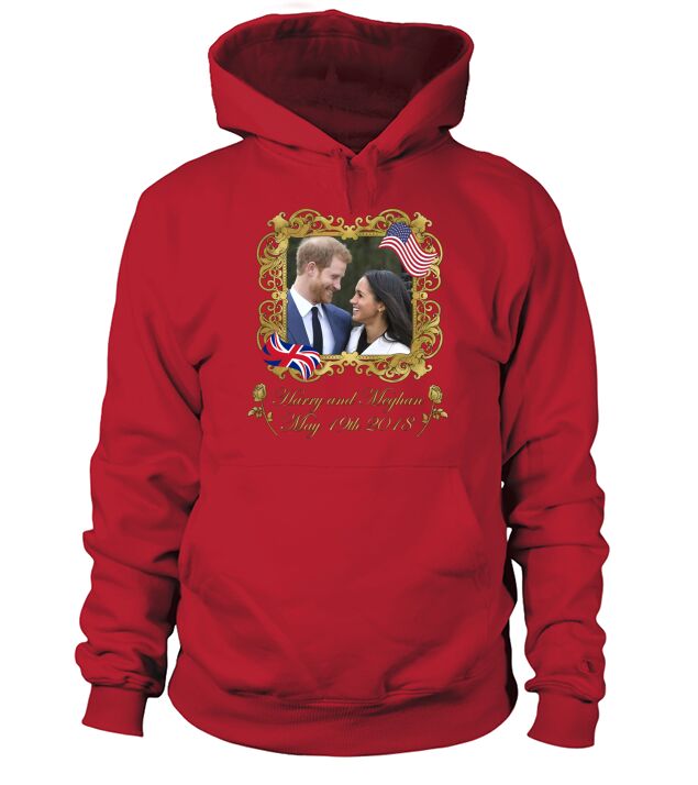 Prince Harry and Meghan Markle Hoodie Unisex