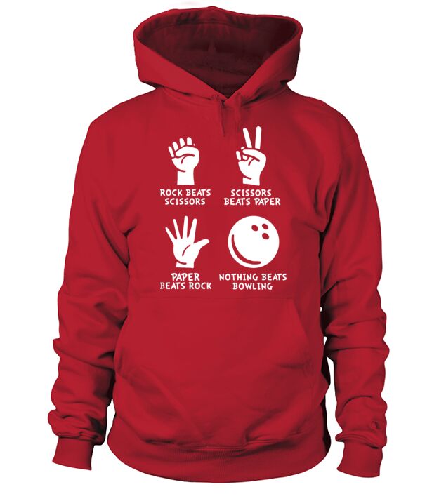 rock beats scissors scissors beats paper paper bea Men's Hoodie