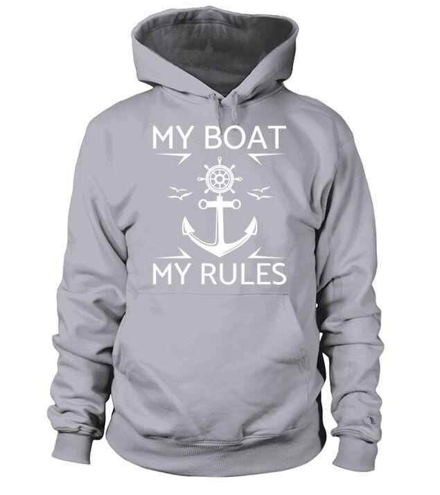 Yacht sailing sailboat ship sport boat sailor capt Men's Hoodie