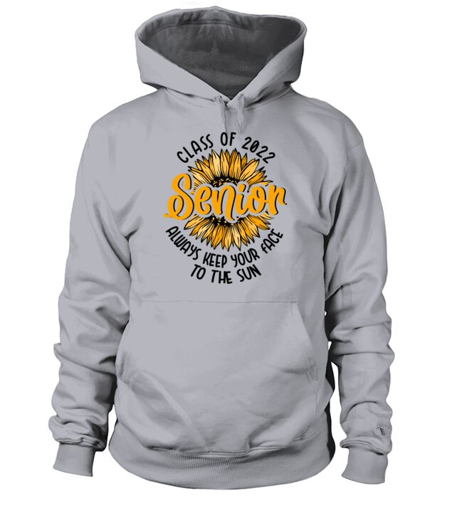 Class Of 2022 Senior Sunflower Vintage Men's Hoodie