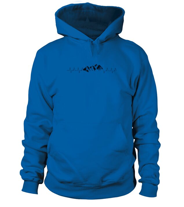 Heartbeat Mountains - Mountains Sport Men's Hoodie