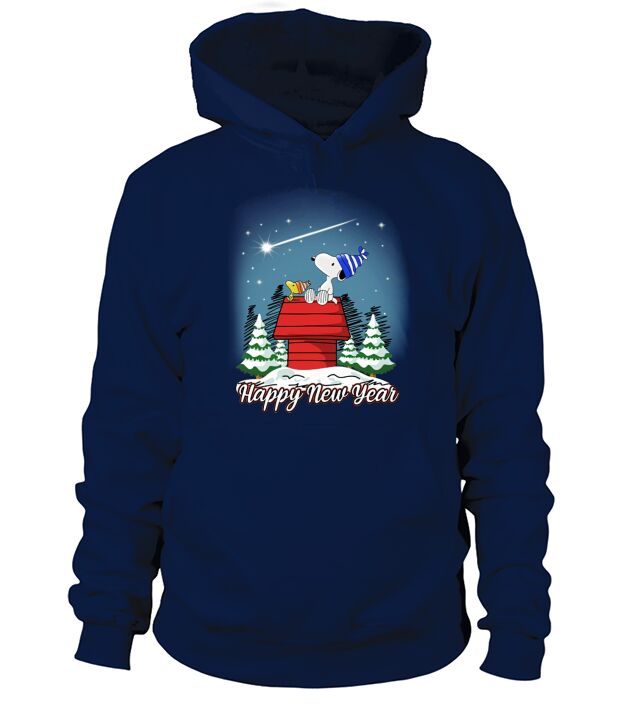 Happy New Year Snoopy - Unisex Long Sleeve Hoodie Unisex