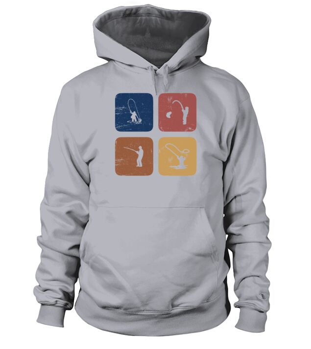 Vintage Fishing, Fishermen and Fisherman Gift Men's Hoodie