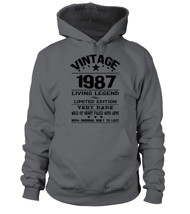 VINTAGE 1987 Men's Hoodie