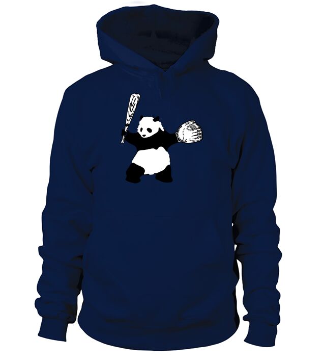 Panda Baseball Player Hoodie Unisex