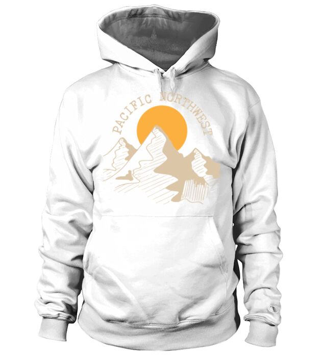Pnw Pacific Northwest North West Mountain Men's Hoodie