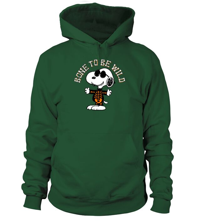 Peanuts Halloween Snoopy Bone Be Wild Men's Hoodie