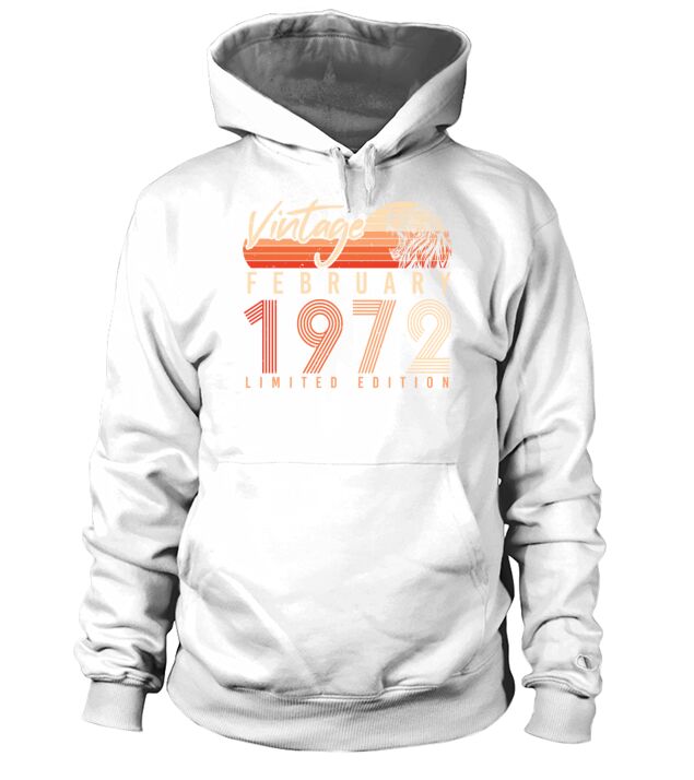 1972 February Limited Vintage Men's Hoodie