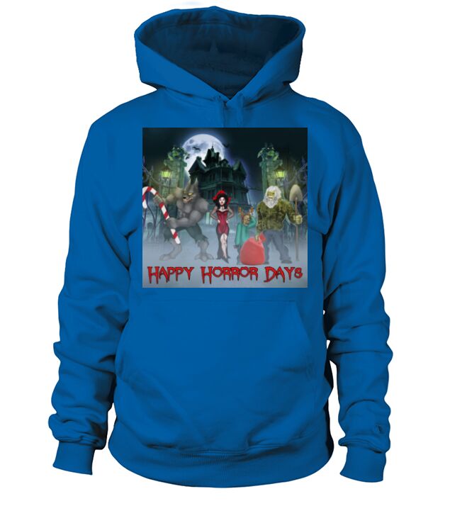 Happy Horror Days Cartoon Men's Hoodie