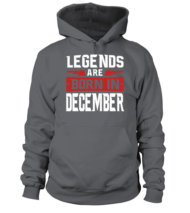 Legends are born in December Men's Hoodie
