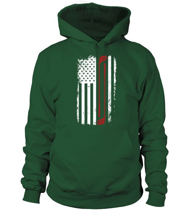 Golf - Cool flag t-shirt for american golf lover Men's Hoodie