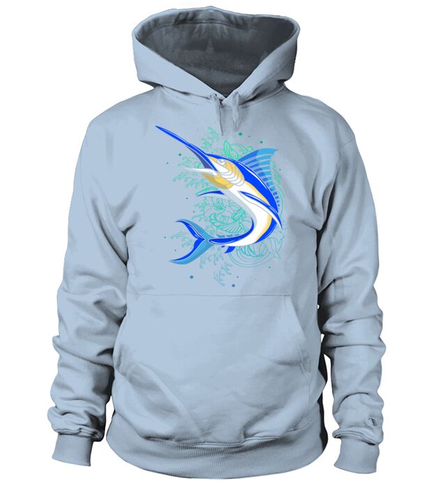 Funny Marlin Sport Fishermen Design as a gift idea Men's Hoodie