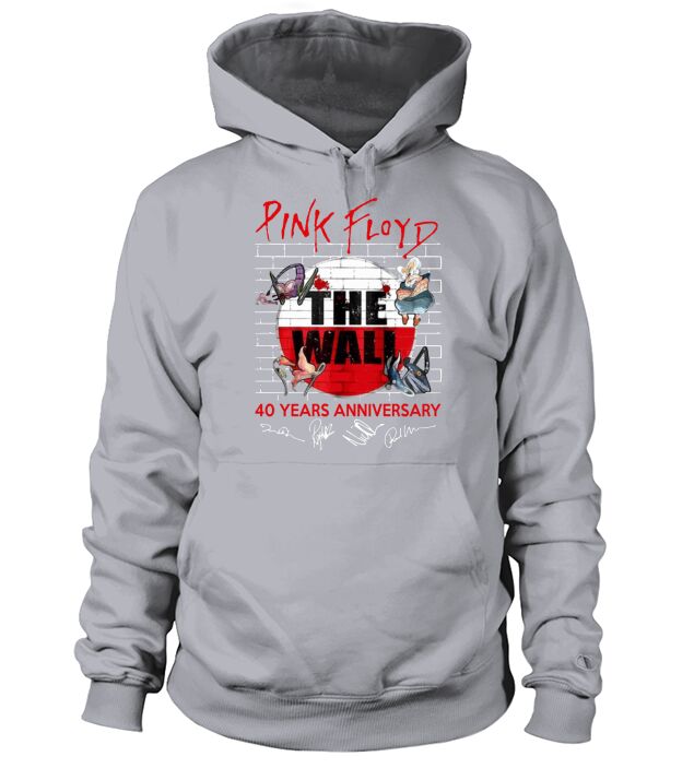Pink Floyd The Wall 40 Years anniversary signatures shirt Hoodie Unisex