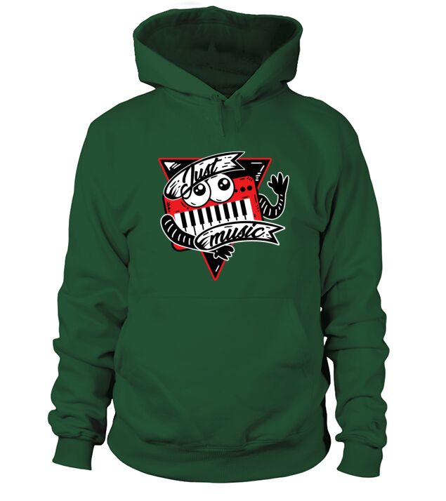 Just music - Keyboard Synthesizer Hoodie Unisex