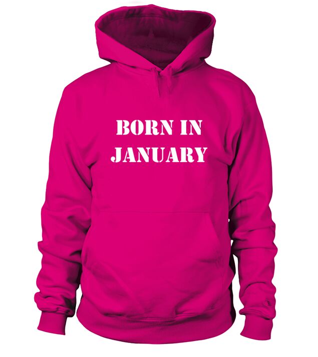 born in january Men's Hoodie