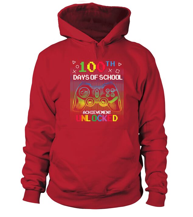100th Day Of School For Teacher Student Video Game Men's Hoodie
