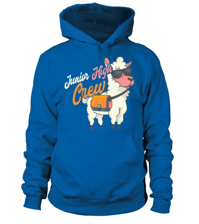 Junior High Crew Middle School Llama Gift Men's Hoodie