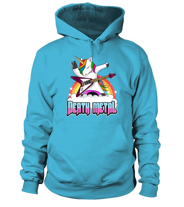 Funny Heavy Metal Unicorn Hoodie Unisex